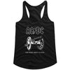AC/DC About To Rock Adult Woman Tank Top - Retro Rock Music Clothing - Concert Lover Gift Idea