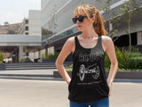 AC/DC About To Rock Adult Woman Tank Top - Retro Rock Music Clothing - Concert Lover Gift Idea