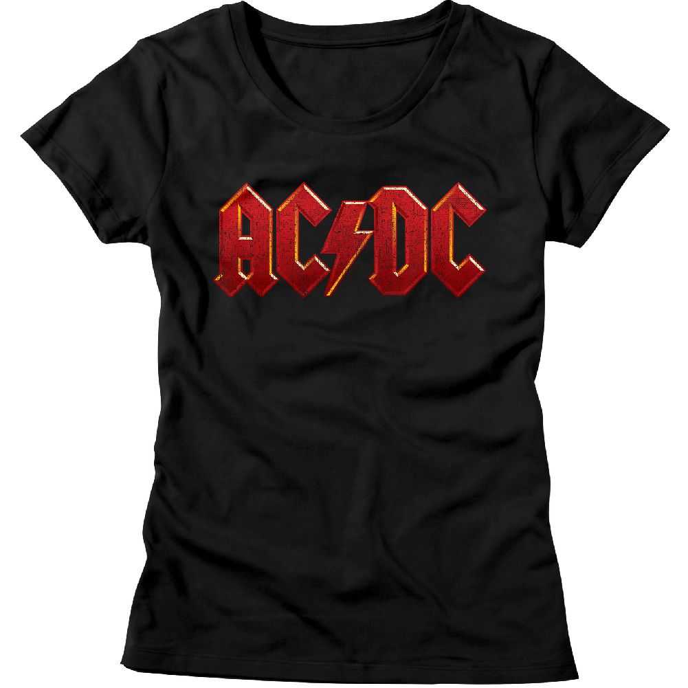 AC/DC Distress Rd Adult Graphic T-Shirt - Retro Rock Music Clothing - Concert Lover Gift Idea