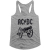 AC/DC About To Rock Again Adult Woman Tank Top - Retro Rock Music Clothing - Concert Lover Gift Idea