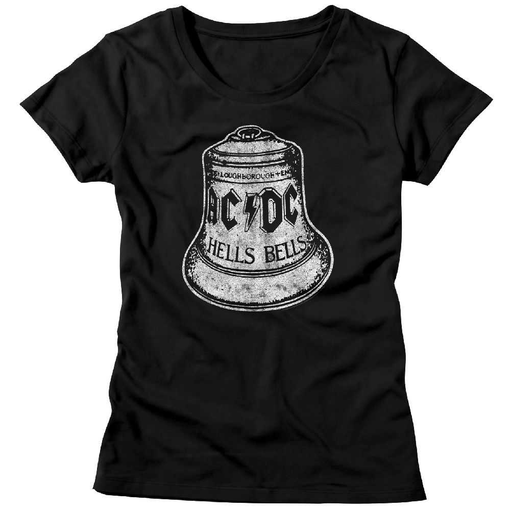 AC/DC Hells Bells Graphic Tee - Vintage 80s Hard Rock Concert Apparel - Adult Music Fan Gift