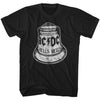 AC/DC Hells Bells Adult Graphic T-Shirt - Retro Rock Music Clothing - Concert Lover Gift Idea
