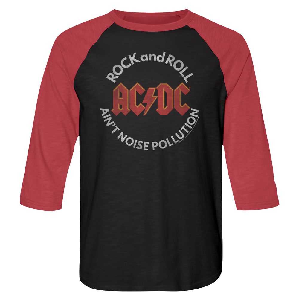 AC/DC Noise Pollution Adult Graphic T-Shirt - Retro Rock Music Clothing - Concert Lover Gift Idea