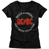 AC/DC Noise Pollution Adult Graphic T-Shirt - Retro Rock Music Clothing - Concert Lover Gift Idea