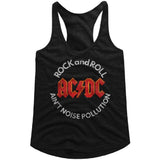 AC/DC Noise Pollution Adult Woman Tank Top - Retro Rock Music Clothing - Concert Lover Gift Idea