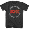 AC/DC Noise Pollution Adult Graphic T-Shirt - Retro Rock Music Clothing - Concert Lover Gift Idea