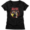AC/DC Highway To Hell Circle Graphic Tee - Vintage 70s Hard Rock Concert Apparel - Adult Music Fan Gift