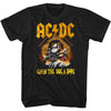 AC/DC Dog A Bone Adult Graphic T-Shirt - Retro Rock Music Clothing - Concert Lover Gift Idea