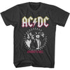 AC/DC Classic Circle Stars Logo Unisex T-Shirt - Rock Band Graphic Tee