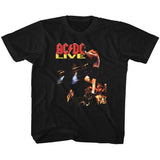 AC/DC Live Album Kids Graphic T-Shirt - Officially Licensed Rock Band Youth Tee