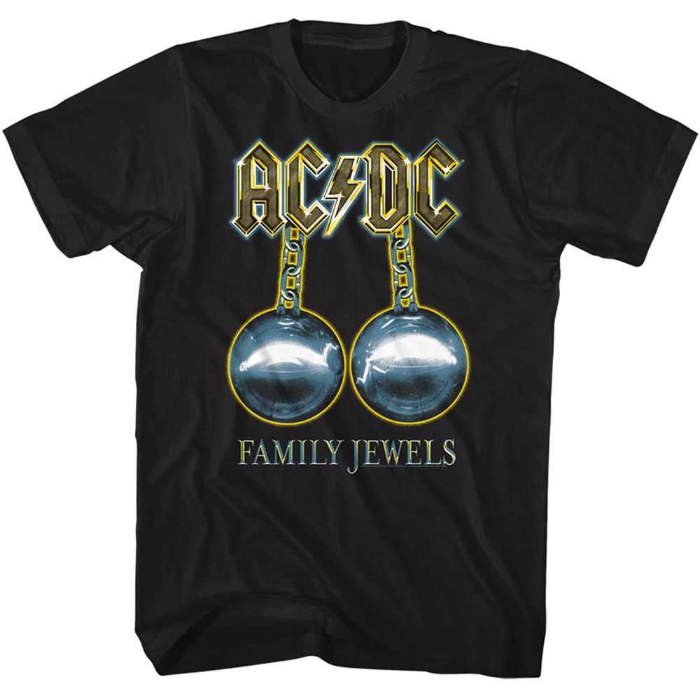 AC/DC Family Jewels Graphic T-Shirt - Official Classic Rock Band Concert Tee