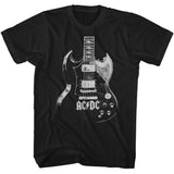 AC/DC Angus Young Guitar Graphic T-Shirt - Official Classic Rock Band Tee
