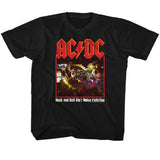 AC/DC Noise Pollution 2 Youth Graphic T-Shirt - Retro Rock Music Clothing - Young Concert Lover Gift Idea