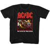 AC/DC Noise Pollution 2 Youth Graphic T-Shirt - Retro Rock Music Clothing - Young Concert Lover Gift Idea