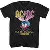 AC/DC Fly on the Wall Large Fly Graphic T-Shirt - Official 1985 Rock Band Tee