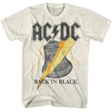 AC/DC Back in Black Hells Bells Graphic T-Shirt - Rock Band Tour Tee