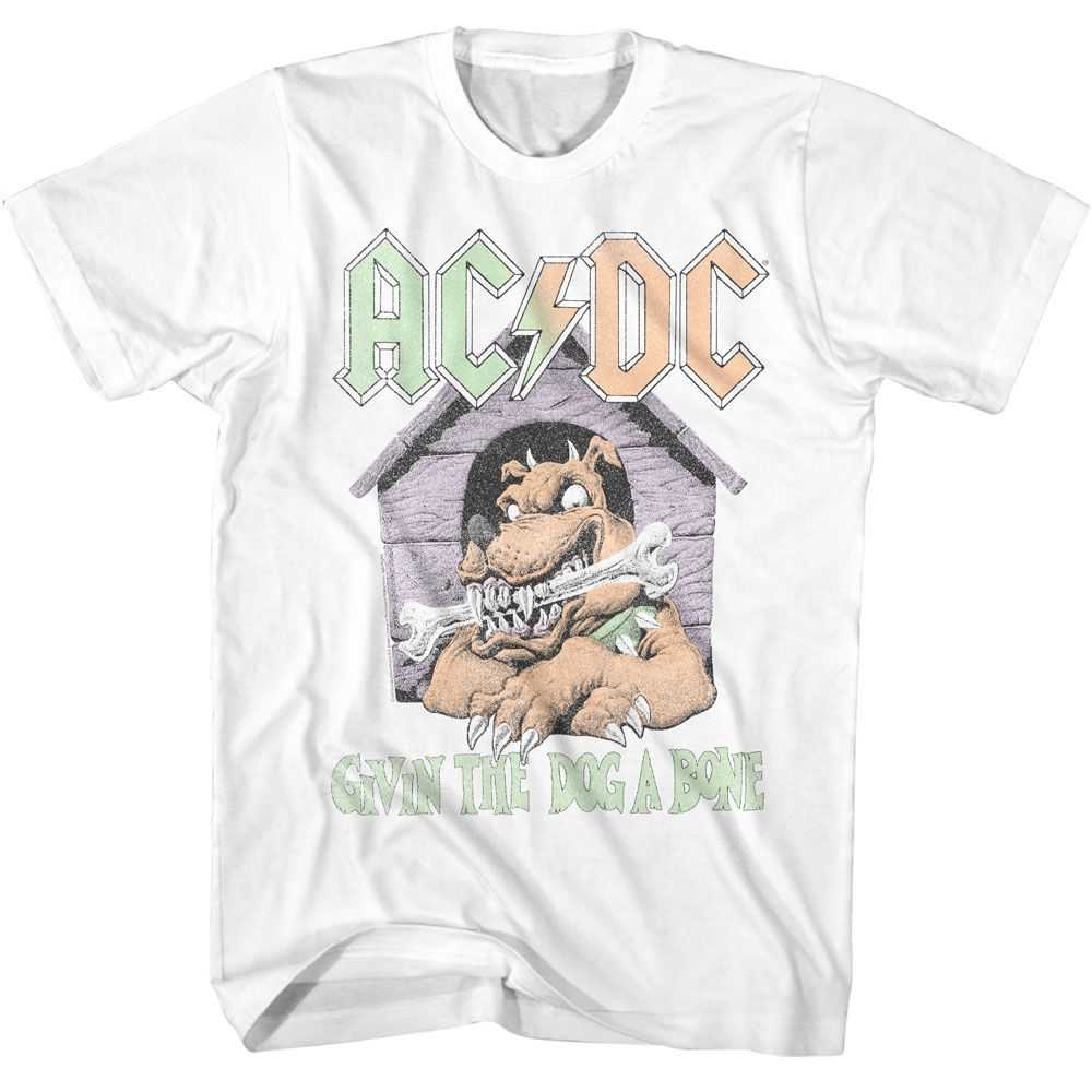 AC/DC Givin the Dog a Bone Graphic T-Shirt - Official Back in Black Band Tee