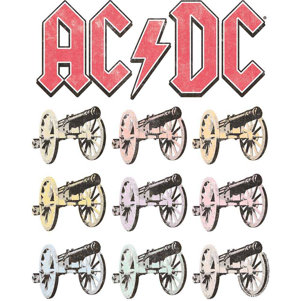 AC/DC For Those About to Rock Cannons Graphic T-Shirt - Official Band Tee