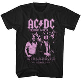 AC/DC Highway to Hell Midland TX Graphic T-Shirt - Official 1979 Concert Band Tee