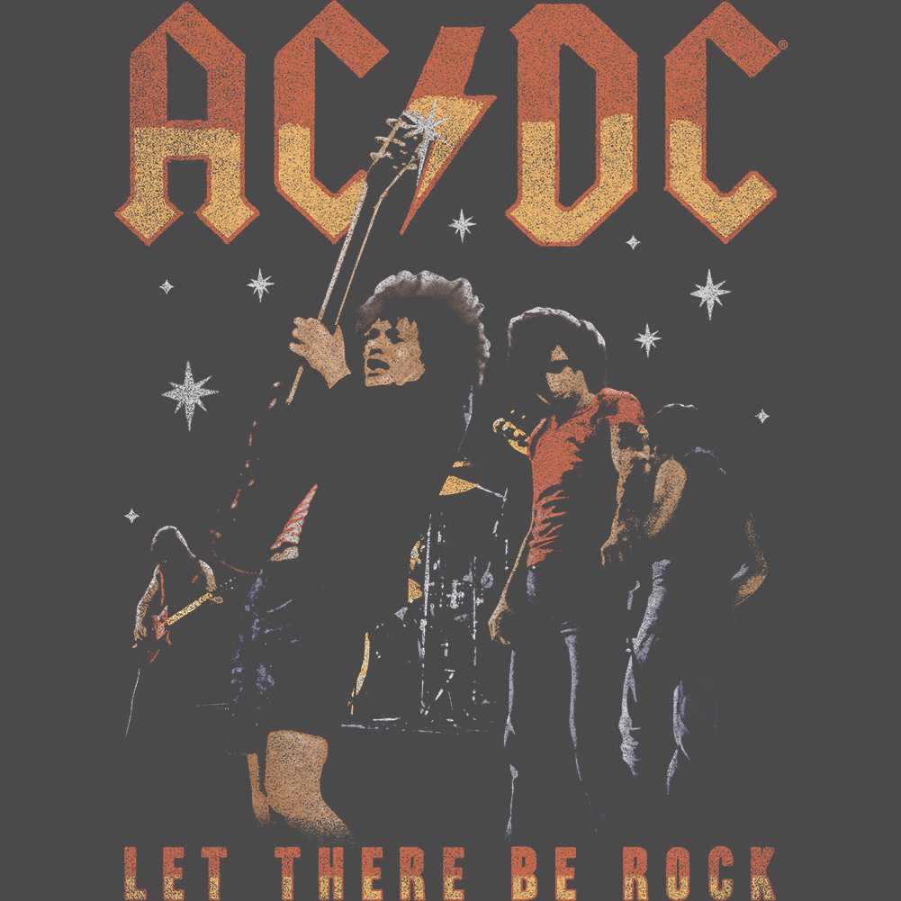 AC/DC Let There Be Rock Graphic T-Shirt - Official Two-Sided Band Tee