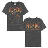 AC/DC Let There Be Rock Graphic T-Shirt - Official Two-Sided Band Tee