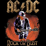 AC/DC Rock or Bust Graphic T-Shirt - Official Two-Sided World Tour Band Tee