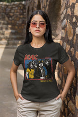 AC/DC Highway to Hell Again Graphic T-Shirt - Official 1979 Band Tee
