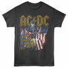 AC/DC Australia & USA Flag Vintage Rock T-Shirt - Unisex Band Graphic Tee