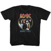 AC/DC Highway To Hell Tricolor Youth Graphic T-Shirt - Retro Rock Music Clothing - Young Concert Lover Gift Idea