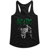 AC/DC Angus Young Growl Adult Women's Tank Top - Retro Rock Music Clothing - Concert Lover Gift Idea