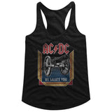 AC/DC For Those About To Rock Adult Women's Tank Top - Retro Rock Music Clothing - Concert Lover Gift Idea