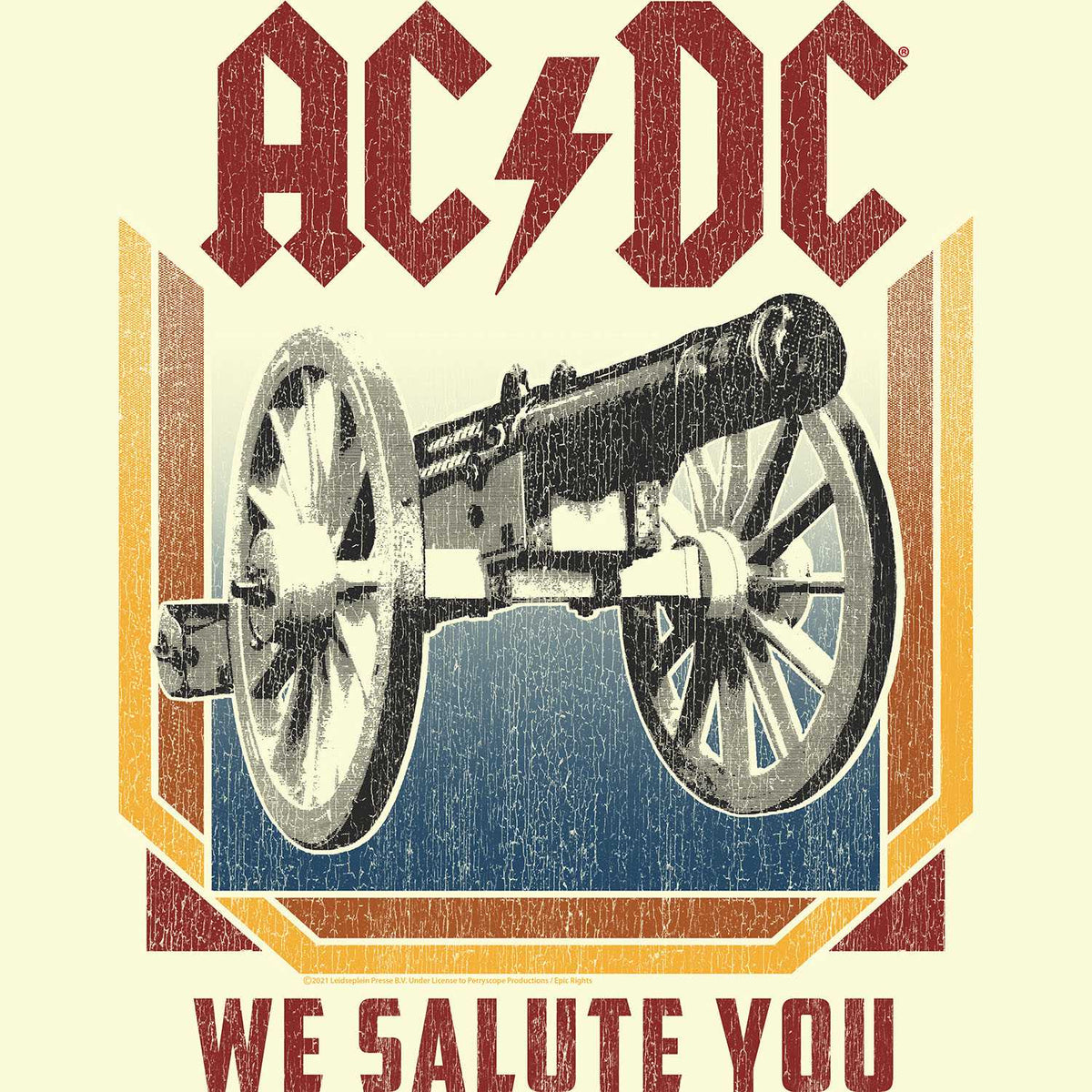 AC/DC For Those About To Rock Adult Graphic T-Shirt - Retro Rock Music Clothing - Concert Lover Gift Idea