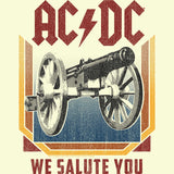 AC/DC For Those About To Rock Adult Graphic T-Shirt - Retro Rock Music Clothing - Concert Lover Gift Idea