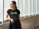 AC/DC Hells Bells Adult Graphic T-Shirt - Retro Rock Music Clothing - Concert Lover Gift Idea