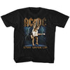 AC/DC Stiff Upper Lip Graphic Tee - Vintage 2000s Hard Rock Concert Apparel - Kids Music Fan Gift
