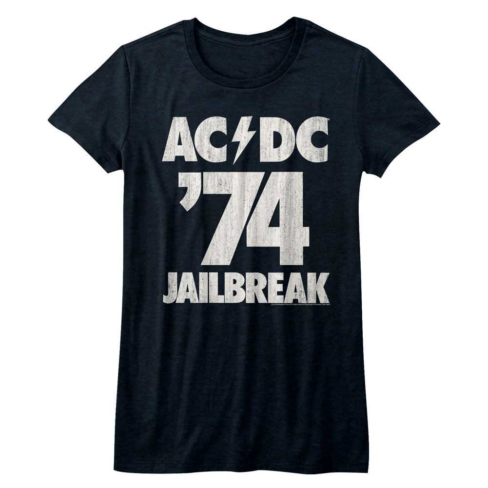 AC/DC Jailbreak Graphic Tee - Vintage 70s Hard Rock Concert Apparel - Music Fan Gift