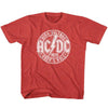 AC/DC R&R Graphic Tee - Vintage Hard Rock Concert Apparel - Kids Music Fan Gift