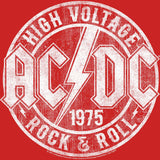 AC/DC R&R Youth Graphic T-Shirt - Retro Rock Music Clothing - Young Concert Lover Gift Idea