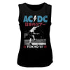 AC/DC Tokyo 81 Adult Women's Tank Top - Retro Rock Music Clothing - Concert Lover Gift Idea