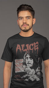 Alice Cooper Madhouse Rock Graphic T-Shirt - Classic Rock Music Clothing - Vintage Concert Lover Gift Idea