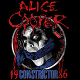 Alice Cooper Constrictor 1986 Graphic T-Shirt - Classic Rock Music Clothing - Vintage Concert Lover Gift Idea