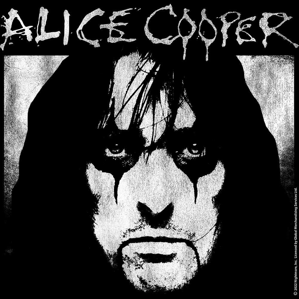 Alice Cooper Face Logo Ladies Graphic Tank Top - Classic Rock Music Clothing - Vintage Concert Lover Gift Idea