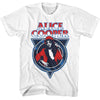 Alice Cooper AC USA Graphic T-Shirt - Classic Rock Music Clothing - Vintage Concert Lover Gift Idea