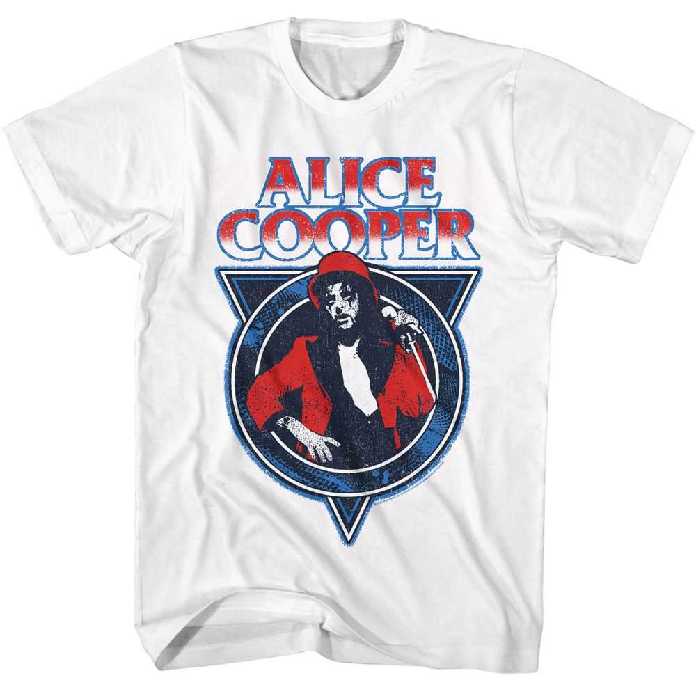 Alice Cooper AC USA Graphic T-Shirt - Classic Rock Music Clothing - Vintage Concert Lover Gift Idea