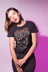 Aerosmith Let Rock Rule Graphic T-Shirt - Classic Rock Music Clothing - Vintage Concert Lover Gift Idea