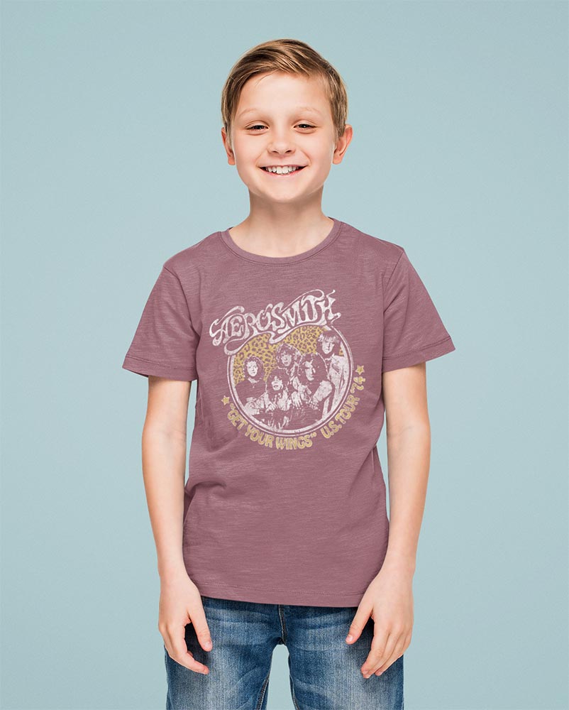 Aerosmith Getyourwings Youth Graphic T-Shirt - Classic Rock Music Clothing - Vintage Concert Lover Gift Idea