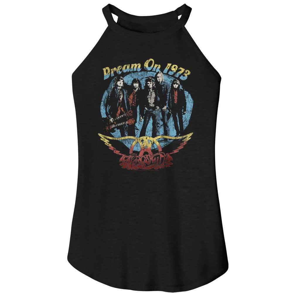Aerosmith Dream On Ladies Graphic Tank Top - Classic Rock Music Clothing - Vintage Concert Lover Gift Idea