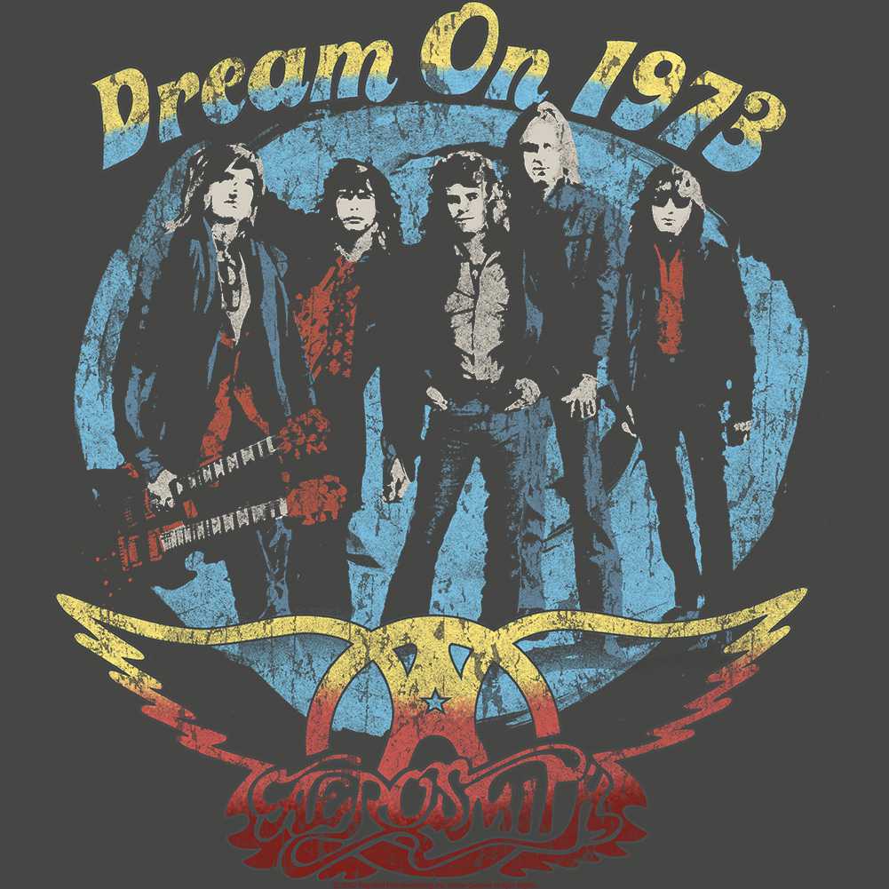 Aerosmith Dream On Graphic T-Shirt - Classic Rock Music Clothing - Vintage Concert Lover Gift Idea