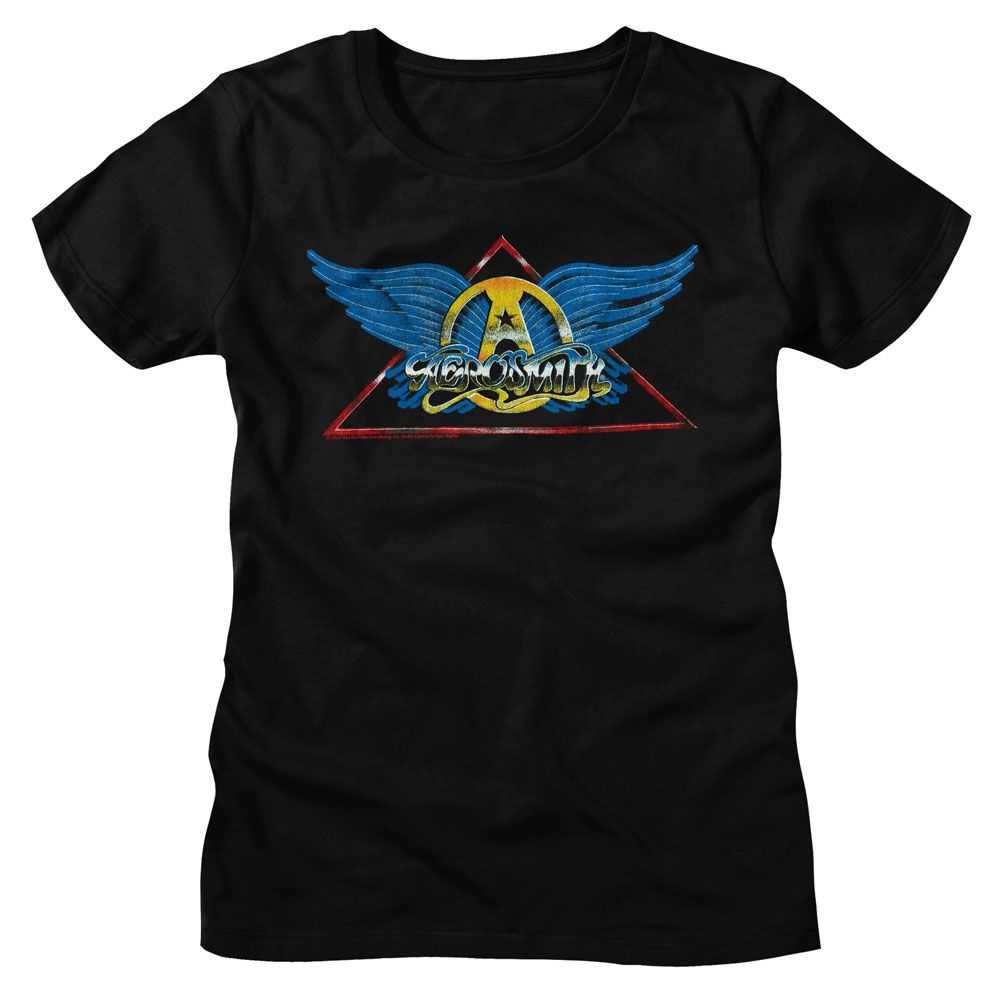 Aerosmith Logo Graphic T-Shirt - Classic Rock Music Clothing - Vintage Concert Lover Gift Idea