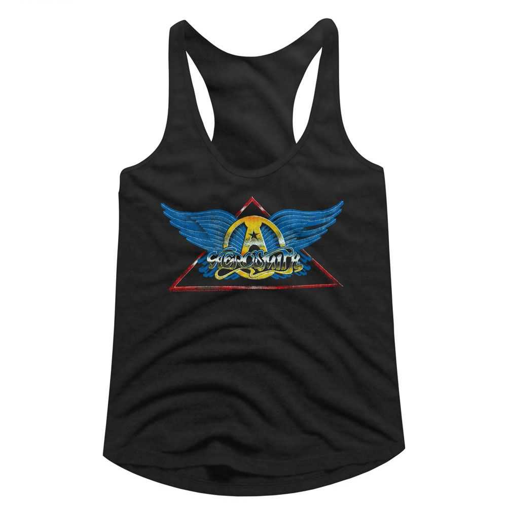 Aerosmith Logo Ladies Graphic Tank Top - Classic Rock Music Clothing - Vintage Concert Lover Gift Idea